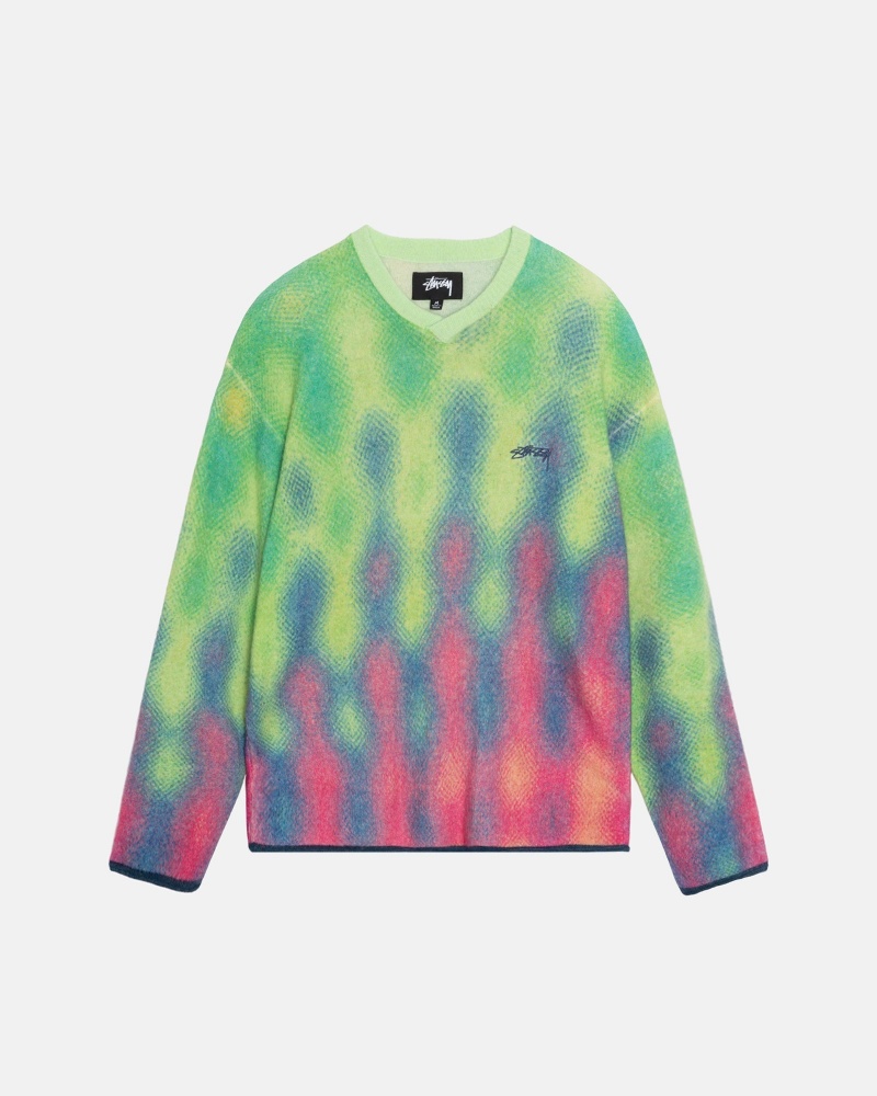 Maglioni Stussy Gradient Dot Brushed Colorate | 19832-GRJY