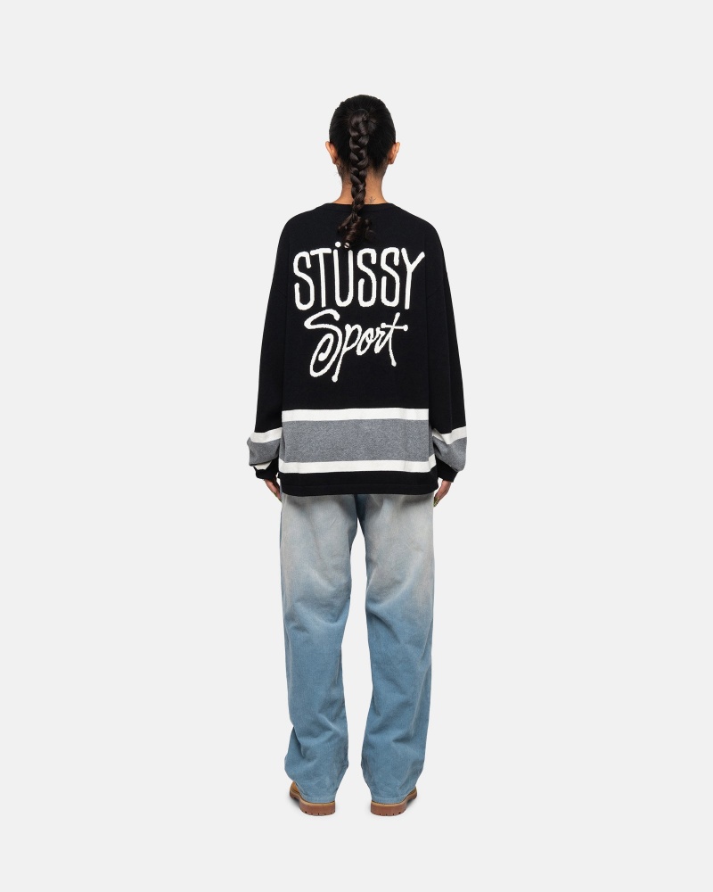 Maglioni Stussy Hockey Nere | 25908-BILO