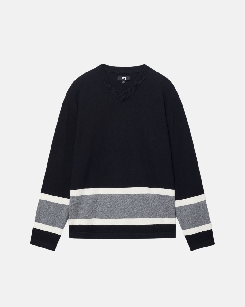 Maglioni Stussy Hockey Nere | 25908-BILO