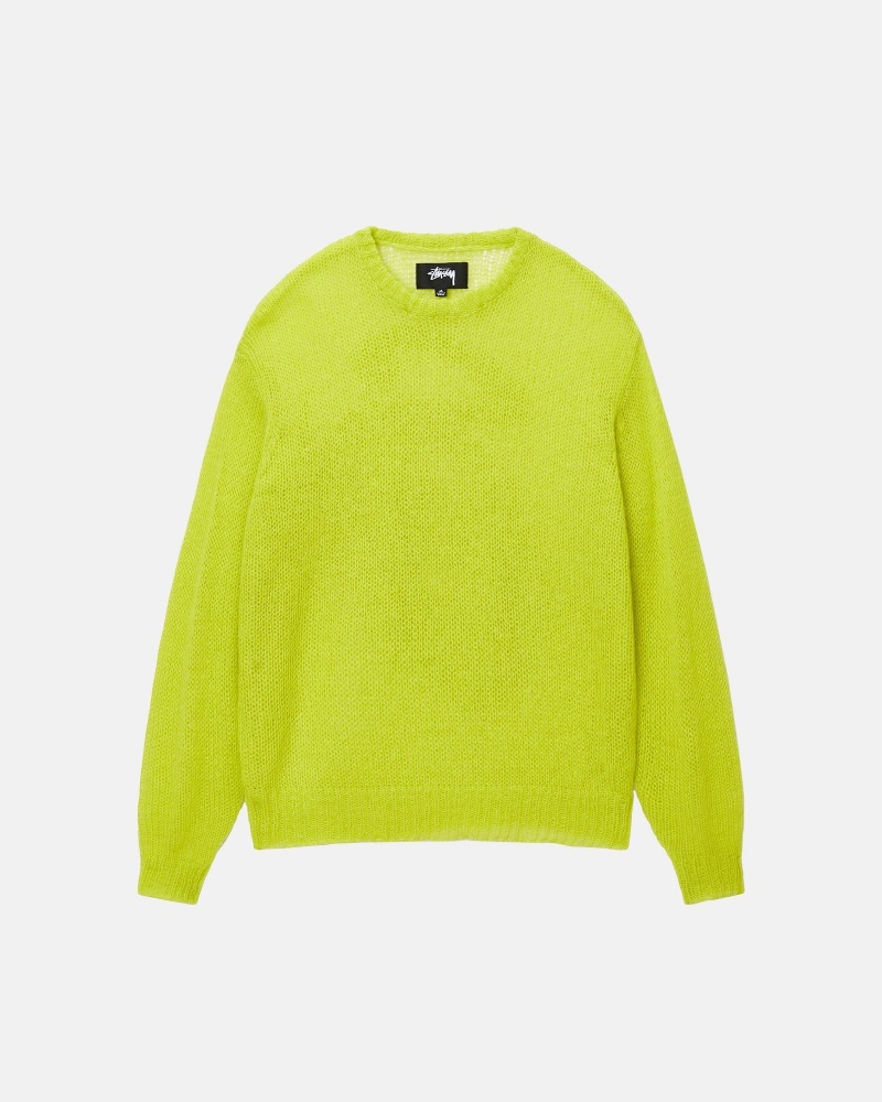 Maglioni Stussy S Loose Knit Verdi Chiaro | 14076-UDJM