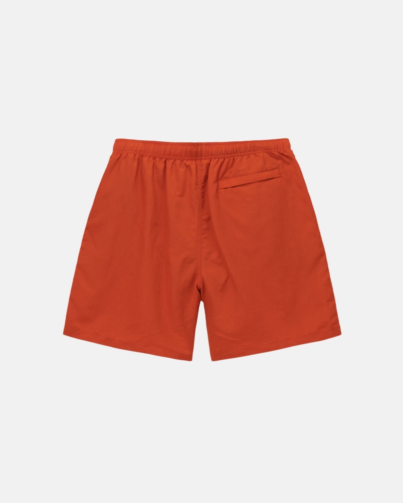 Pantaloncini Stussy Acqua Stock Arancioni | 75148-SNPG