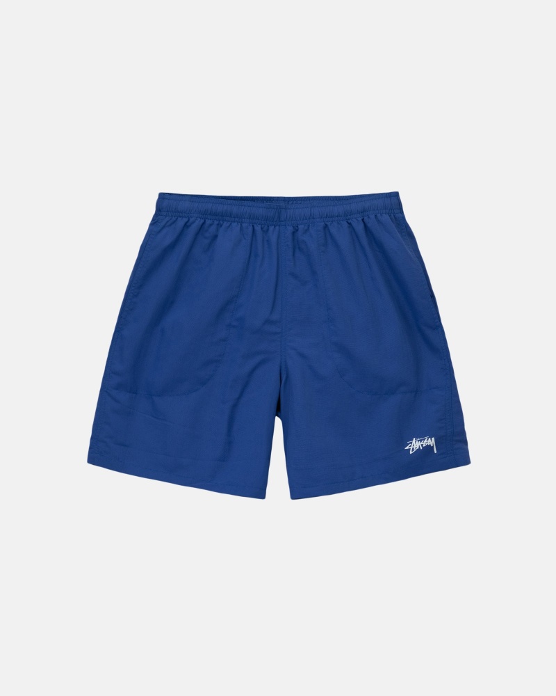 Pantaloncini Stussy Acqua Stock Blu Profondo | 02319-XSFI