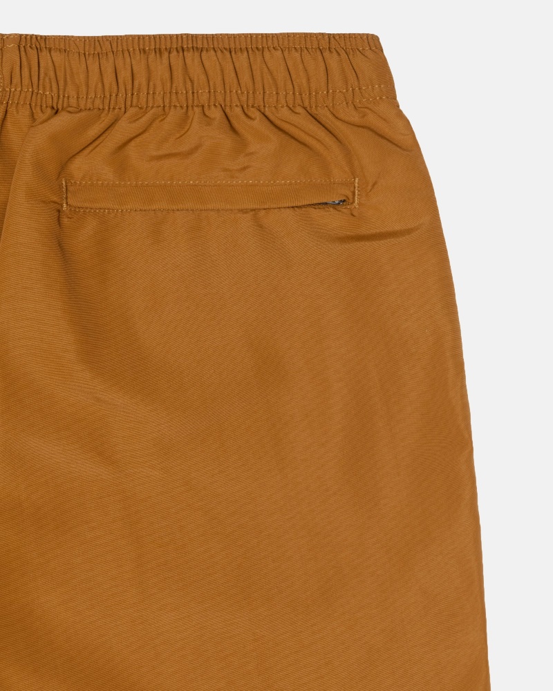 Pantaloncini Stussy Acqua Stock Gialle Scuro | 10597-EHKC