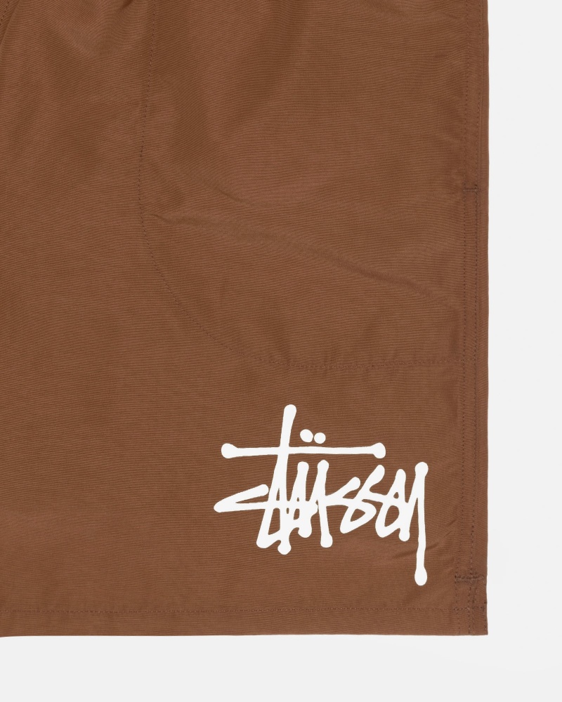 Pantaloncini Stussy Mesh Big Basic Caffè | 32107-PORX