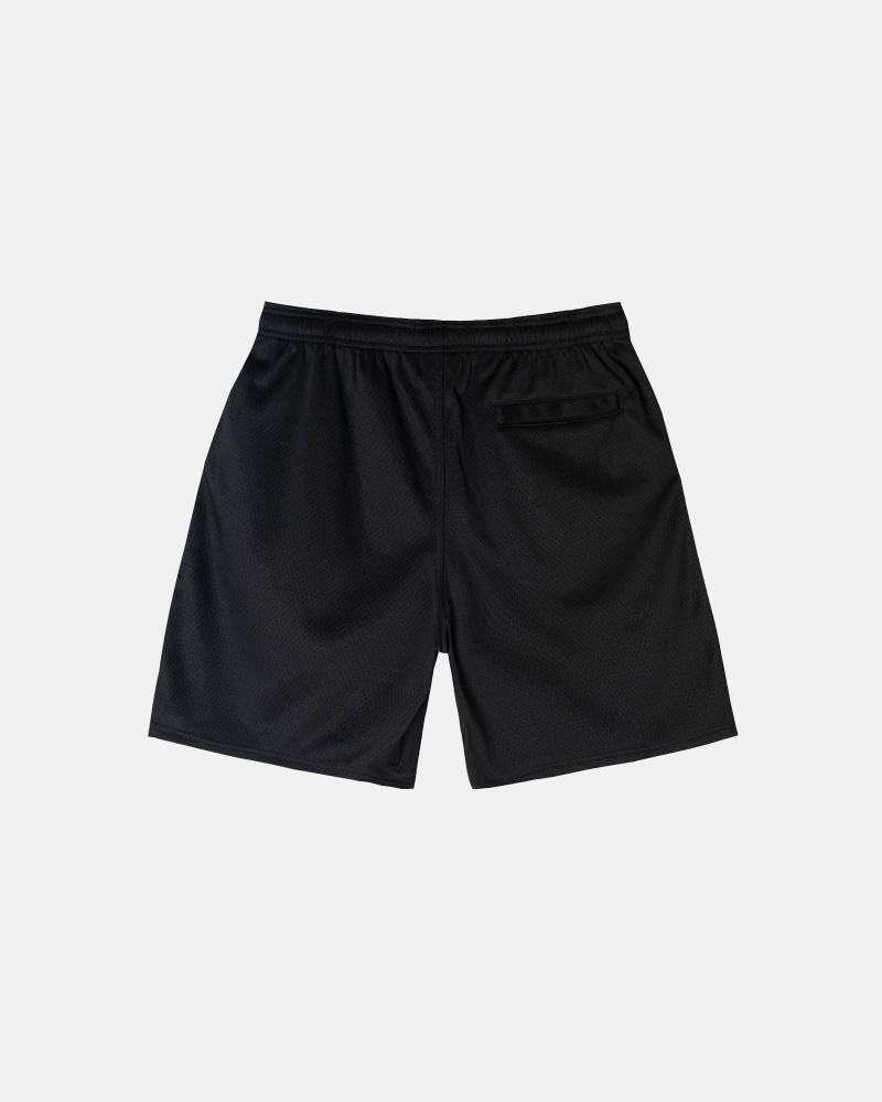 Pantaloncini Stussy Mesh Big Basic Nere | 50721-IVRJ