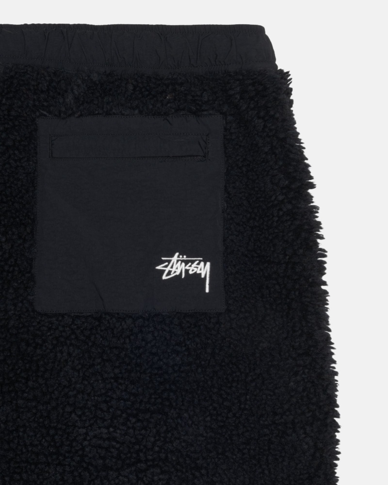 Pantaloncini Stussy Sherpa Nere | 17432-PFNO