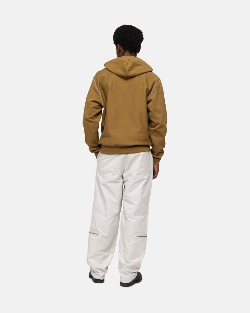 Pantaloni Stussy Nyco Flight Crema | 12736-IXCA