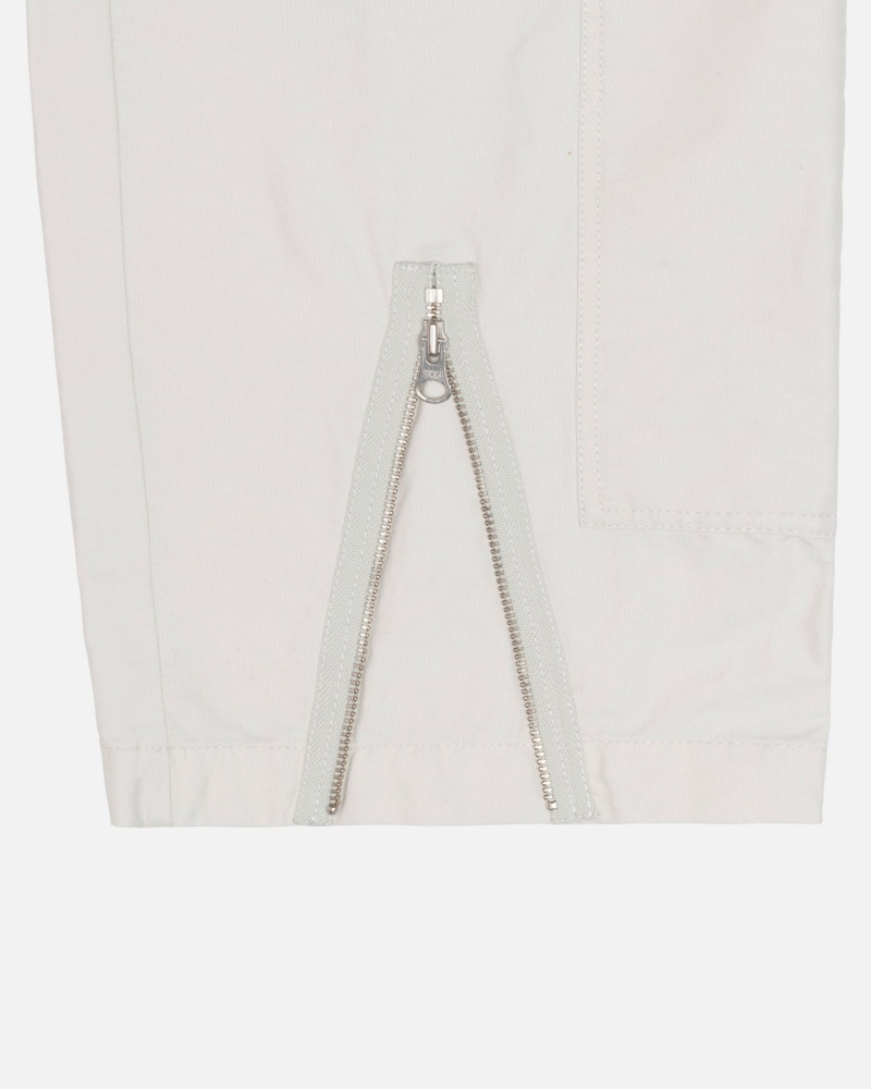 Pantaloni Stussy Nyco Flight Crema | 12736-IXCA