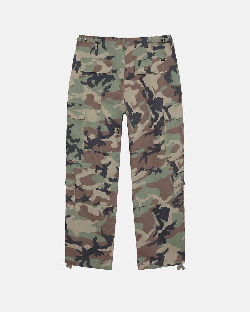 Pantaloni Stussy Surplus Cargo Ripstop Camouflage | 40851-CASL