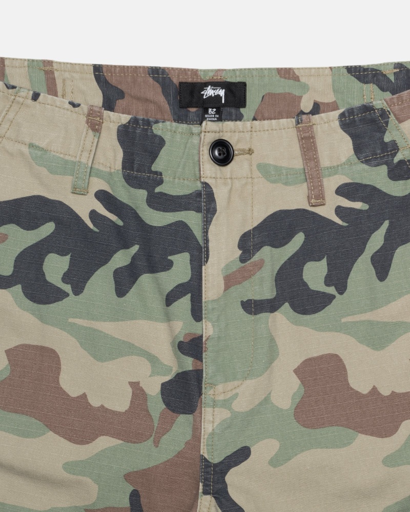 Pantaloni Stussy Surplus Cargo Ripstop Camouflage | 40851-CASL