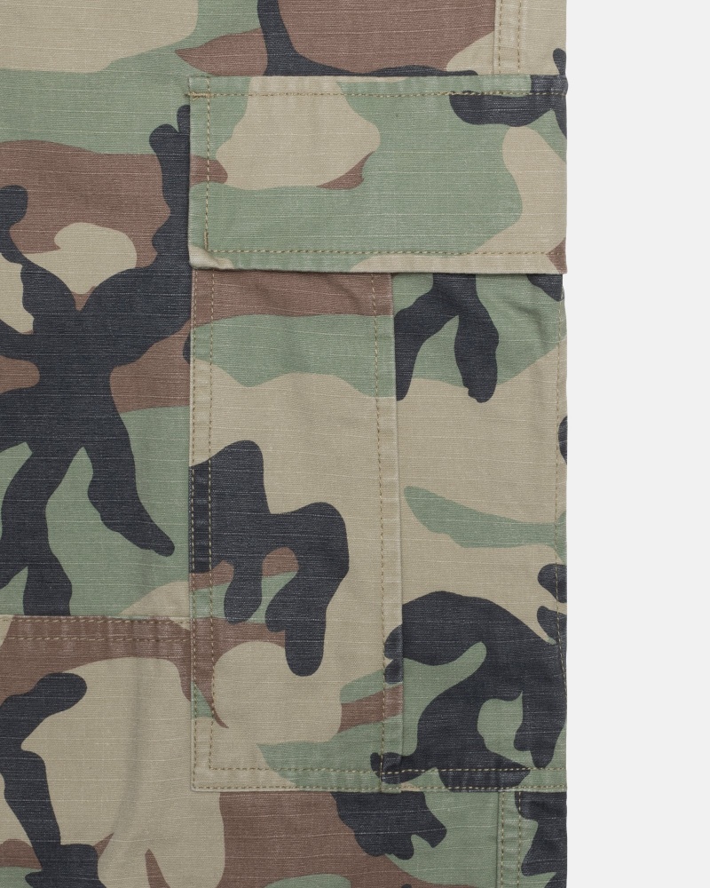 Pantaloni Stussy Surplus Cargo Ripstop Camouflage | 40851-CASL