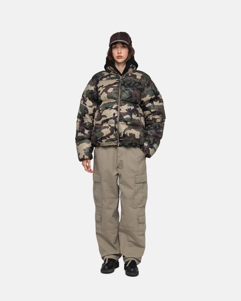 Pantaloni Stussy Surplus Cargo Ripstop Verde Oliva | 13260-MPCT