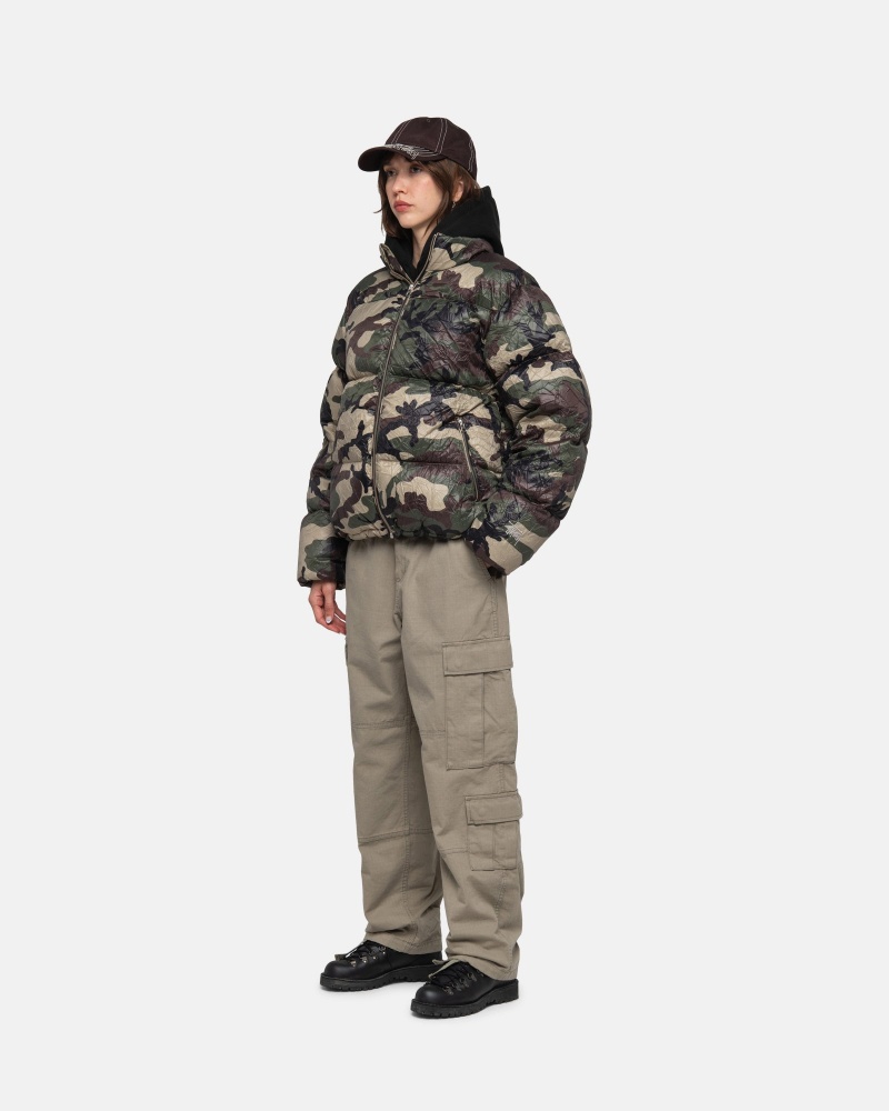 Pantaloni Stussy Surplus Cargo Ripstop Verde Oliva | 13260-MPCT