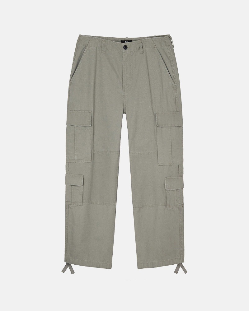 Pantaloni Stussy Surplus Cargo Ripstop Verde Oliva | 13260-MPCT