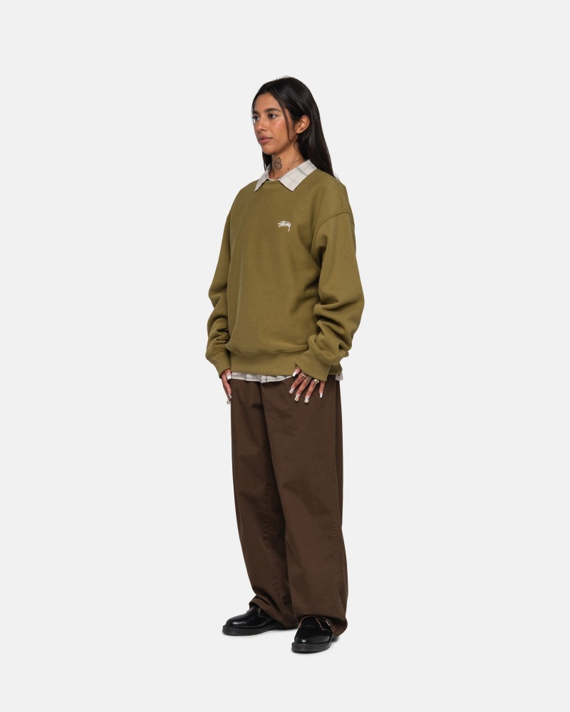 Pantaloni Stussy Workgear Trouser Twill Marroni | 75682-EKPR