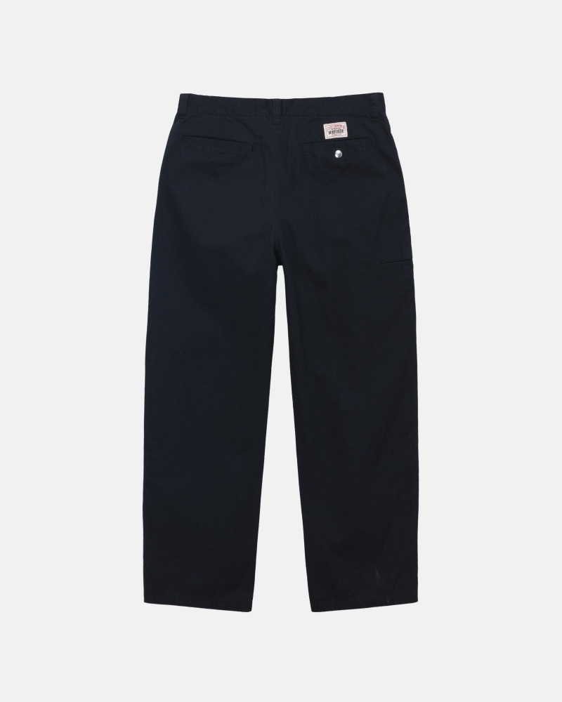 Pantaloni Stussy Workgear Trouser Twill Nere | 17054-RIQL