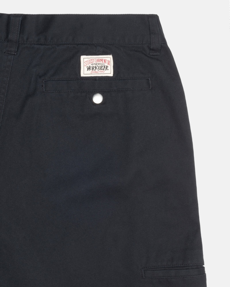 Pantaloni Stussy Workgear Trouser Twill Nere | 17054-RIQL