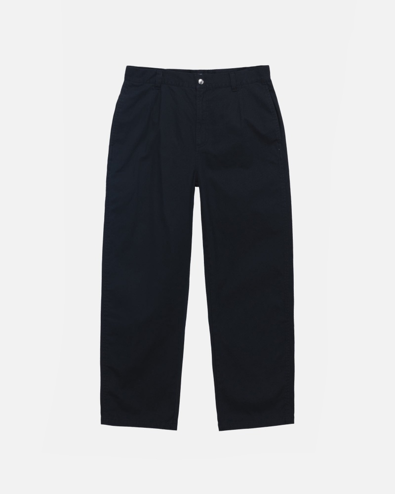 Pantaloni Stussy Workgear Trouser Twill Nere | 17054-RIQL