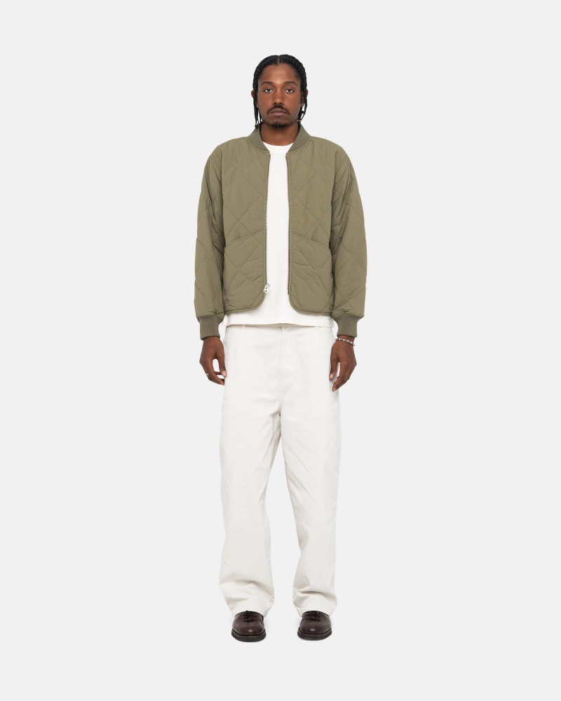 Pantaloni Stussy Workgear Trouser Twill Bianche | 34901-XPHG