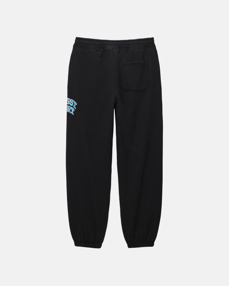 Pantaloni Tuta Stussy Sportive Nere | 73201-WBUM