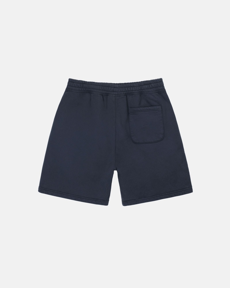 Pantaloni Tuta Stussy Stock Logo Blu Marino | 71289-WCUE