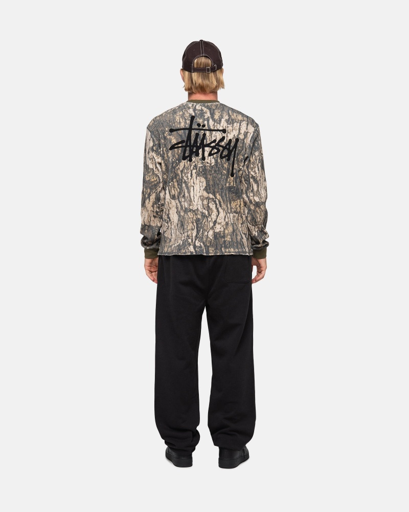 Pantaloni Tuta Stussy Stock Logo Nere | 41638-XROP