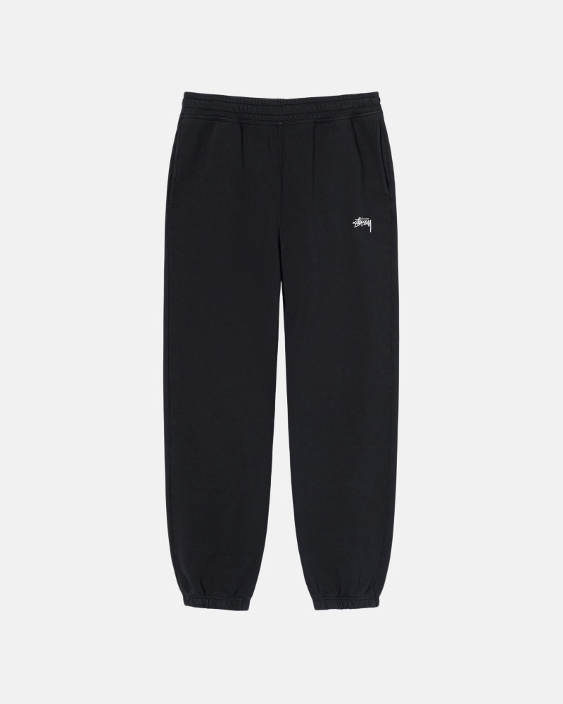 Pantaloni Tuta Stussy Stock Logo Nere | 41638-XROP