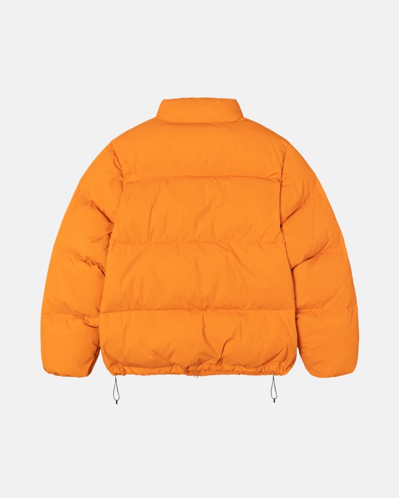 Piumini Stussy Puffer Nylon Arancioni | 23701-ENQL