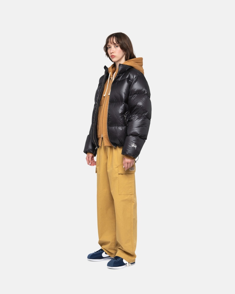 Piumini Stussy Puffer Parachute Ripstop Grigie | 18026-DLNP