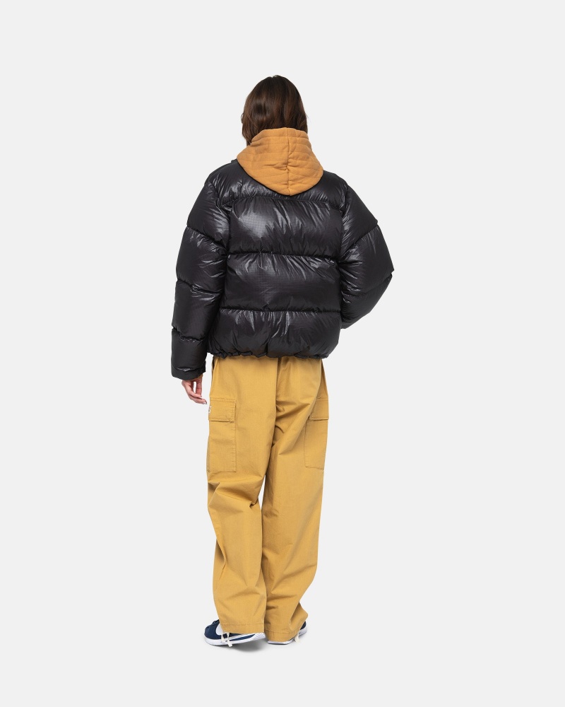 Piumini Stussy Puffer Parachute Ripstop Grigie | 18026-DLNP