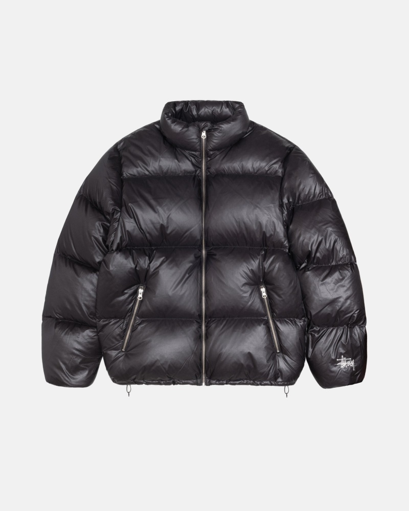 Piumini Stussy Puffer Parachute Ripstop Grigie | 18026-DLNP