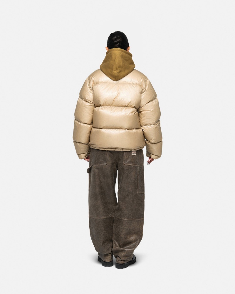 Piumini Stussy Puffer Parachute Ripstop Oro | 17053-CNZD