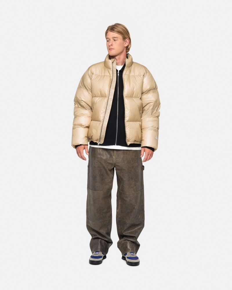 Piumini Stussy Puffer Parachute Ripstop Oro | 17053-CNZD