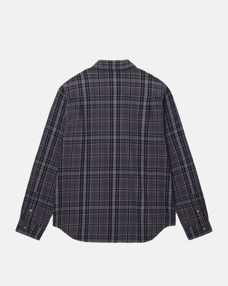 Shirts     Stussy Stones Plaid Nere | 20918-KMBH